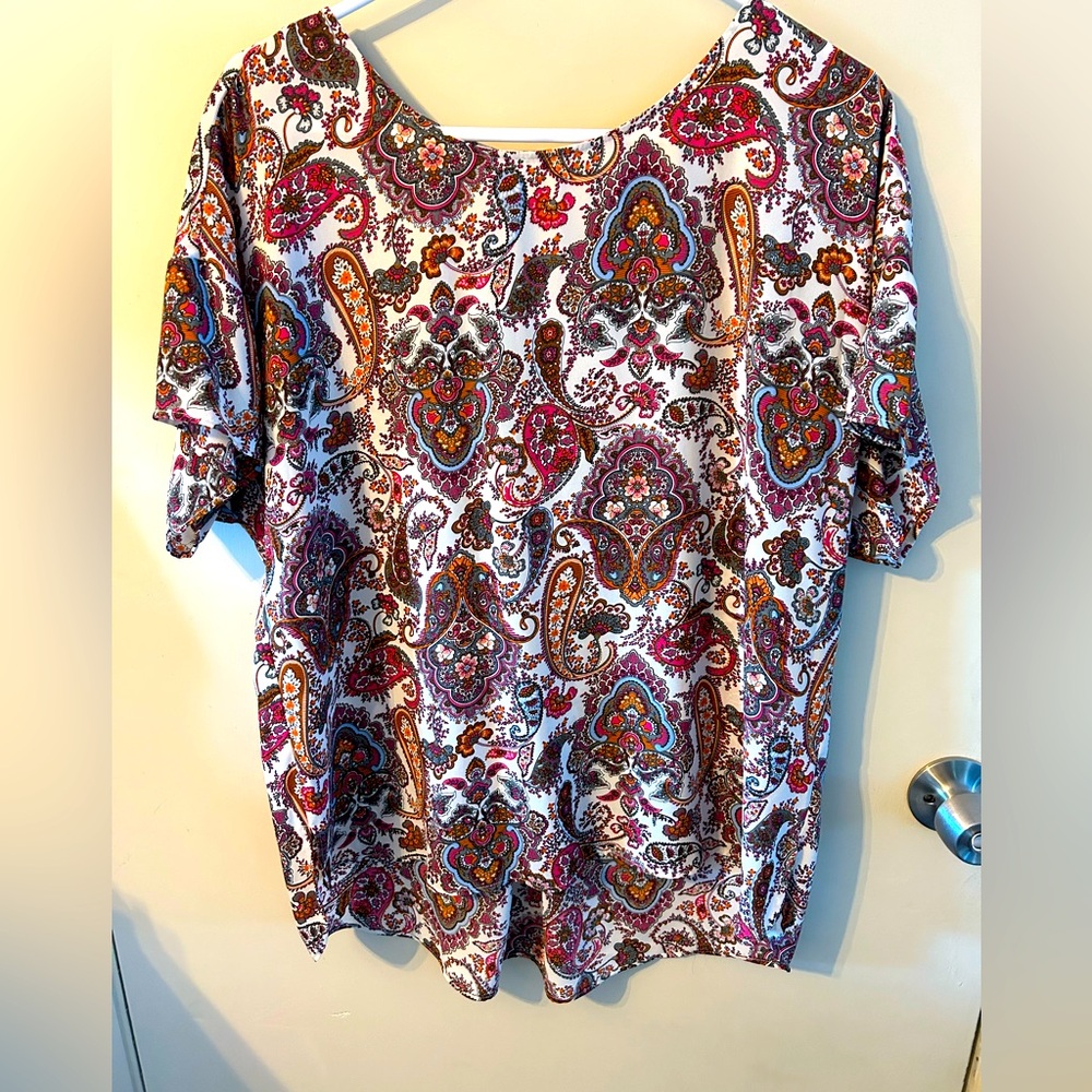 DR2 by Daniel Rainn short sleeve blouse